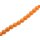 Resin Beads  Opaque Orange round / 15mm / 28pcs.