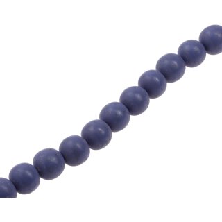 Resin Beads  Opaque True Navy round / 15mm / 28pcs.