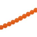 Resin Beads  Opaque Orange round / 9mm / 45pcs.