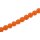 Resin Beads  Opaque Orange round / 9mm / 45pcs.