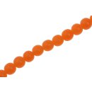 Resin Beads  Opaque  Orange  round / 8mm / 52pcs.