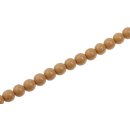 Resin Beads  Opaque  Biege round / 8mm / 52pcs.