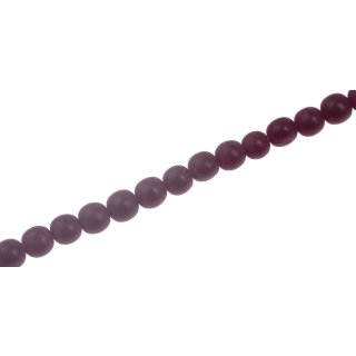 Resin Beads  Opaque  Violet round / 8mm / 52pcs.