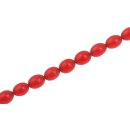 Resin Beads  Opaque  Red oval / 12mm / 34pcs.
