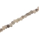 Resin Beads  Opaque  Light Grey Nuggets / 5x8mm / 80pcs.