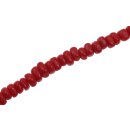 Resin Beads  Opaque Red Nuggets / 5x8mm / 80pcs.