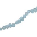 Resin Beads  Opaque Light Blue Nuggets / 4x6mm / 98pcs.