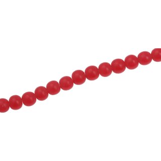 Resin Beads  Opaque yellow round / 6mm / 65pcs.