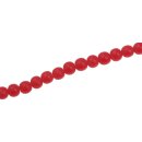 Resin Beads  Opaque yellow round / 6mm / 65pcs.