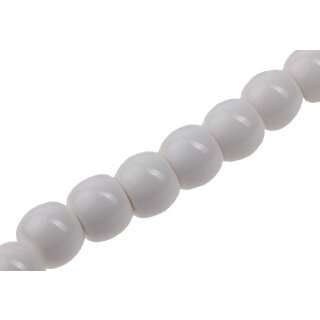 Resin Beads  Opaque White wheel / 20x25mm / 20pcs.