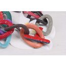 Necklace Stingray Leather Multicolor / 50x35mm / Wavy Chain / 63cm