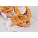 Halskette Rochenleder Yellow Polished Shiny / 50x35mm / Wavy Chain / 63cm