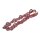 Halskette Rochenleder Burgundy Chain, Polished Shiny / 30x20mm / Small Wavy / 52cm