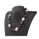Necklace Multi Color baroque Freshwater pearl 25x20mm / 50cm