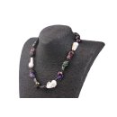 Halskette Multi Color baroque Freshwater Pearl 28x15mm /...