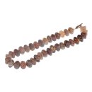 Necklace Grey Agate stone 12mm / 45cm