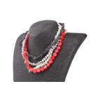 Halskette Multi colored semi / precious stone 5 / 10mm /...