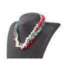 Halskette Multi colored semi / precious stone 5 / 10mm /...
