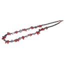 Necklace Multi colored semi / precious stone 5 / 10mm / 49cm