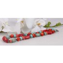 Halskette Multi colored semi / precious stone 4x20mm / 45cm