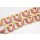 Halskette Wasserschlange Leder Chain 30mm  ,  Yellow / Pink / Ring / 96cm