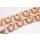 Halskette Wasserschlange Leder Chain 30mm  ,  Yellow / Pink / Ring / 96cm