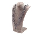 Halskette Wasserbüffel Chain 58mm Black Matt /...