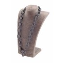 Halskette Wasserbüffel Chain 33x24mm Black Matt /...