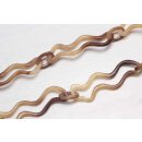Halskette Wasserbüffel Chain 82mm White shiny /...