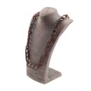 Halskette Wasserbüffel Chain 75mm Brown shiny / Long...