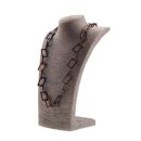 Halskette Wasserbüffel Chain 32mm Brown shiny /...