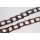 Halskette Wasserbüffel Chain 32mm Brown shiny / Square / 110cm