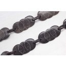 Halskette Wasserbüffel Chain 58mm Black shiny / oval...