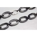 Halskette Wasserbüffel Chain 50x30mm Black shiny w /...