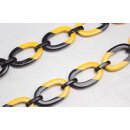 Halskette Wasserbüffel Chain 50x30mm Black shiny w /...