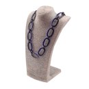 Halskette Wasserbüffel Chain 50x30mm Black shiny w /...