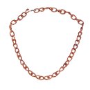 Halskette Holz Bayong chain ca.27x20 mm / natural /  small wavy / 94cm