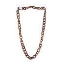 Halskette Holz Robles chain ca.27x20 mm  / natural  /  small wavy / 86cm