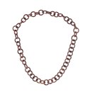 Necklace Wood Robles chain ca.30mm  / natural / Ring / 100cm