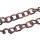Halskette Holz Ebony chain  ca.45mm  / natural / Wavy  / 112cm