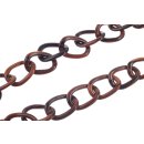 Necklace Wood Ebony chain  ca.53mm  / natural / Wavy  /...