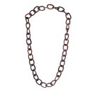Halskette Holz Ebony chain  ca.53mm  / natural / Wavy  / 140cm