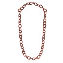 Halskette Holz Bayong chain ca.43mm / natural / Wavy  / 150cm