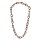 Necklace Wood Ebony chain ca.55mm, Tiger / Teardrop / 124cm