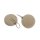 Stingray Leather Flat Round White Polished Earrings,925 Sterling Silver 25mm