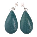 Earrings made of Watersnake Leather Flat...