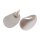 Abalone Shell Cabochon Cut,Oval White 20x14mm with Ear Studs Silver