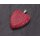 Stingray Pendant Sangria Polished / 925 Sterling Silber / Heart 40mm