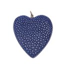 Stingray Pendant Cobalt Blue Polished / 925 Sterling...
