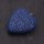 Stingray Pendant Cobalt Blue Polished / 925 Sterling Silber / Heart 40mm